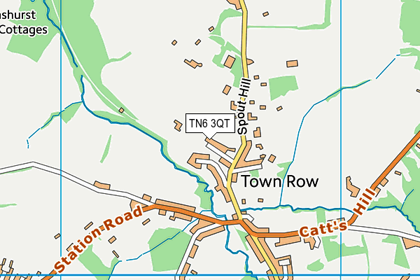 TN6 3QT map - OS VectorMap District (Ordnance Survey) TN6 3QT map - OS VectorMap District (Ordnance Survey)