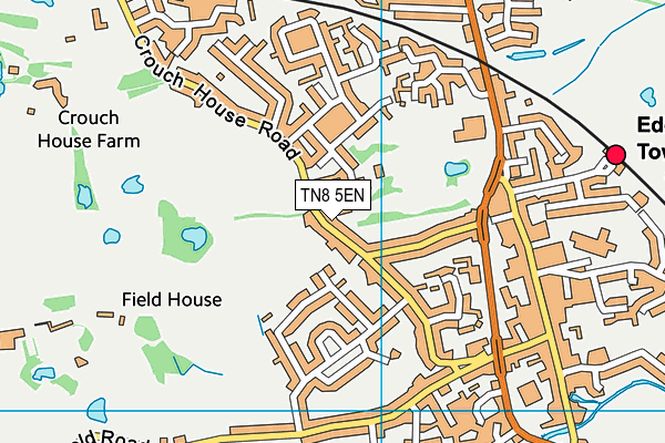 TN8 5EN map - OS VectorMap District (Ordnance Survey) TN8 5EN map - OS VectorMap District (Ordnance Survey)