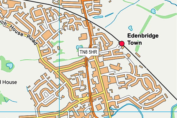 TN8 5HR map - OS VectorMap District (Ordnance Survey) TN8 5HR map - OS VectorMap District (Ordnance Survey)