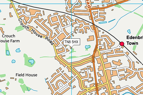 TN8 5HX map - OS VectorMap District (Ordnance Survey) TN8 5HX map - OS VectorMap District (Ordnance Survey)