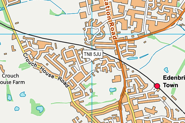 TN8 5JU map - OS VectorMap District (Ordnance Survey) TN8 5JU map - OS VectorMap District (Ordnance Survey)