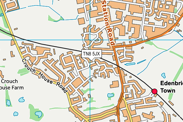 TN8 5JX map - OS VectorMap District (Ordnance Survey) TN8 5JX map - OS VectorMap District (Ordnance Survey)