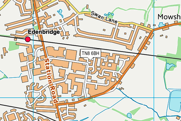 TN8 6BH map - OS VectorMap District (Ordnance Survey) TN8 6BH map - OS VectorMap District (Ordnance Survey)