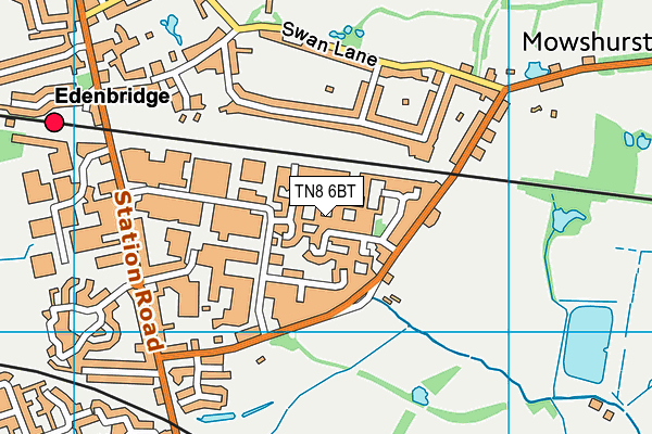 TN8 6BT map - OS VectorMap District (Ordnance Survey) TN8 6BT map - OS VectorMap District (Ordnance Survey)