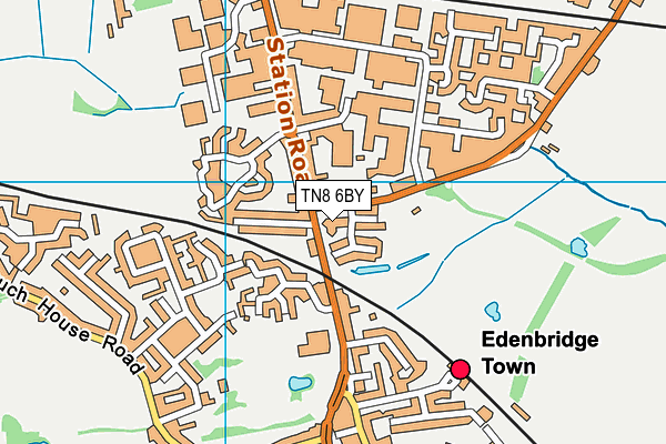 TN8 6BY map - OS VectorMap District (Ordnance Survey) TN8 6BY map - OS VectorMap District (Ordnance Survey)