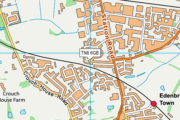 TN8 6GB map - OS VectorMap District (Ordnance Survey)