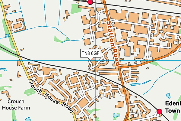 TN8 6GF map - OS VectorMap District (Ordnance Survey) TN8 6GF map - OS VectorMap District (Ordnance Survey)