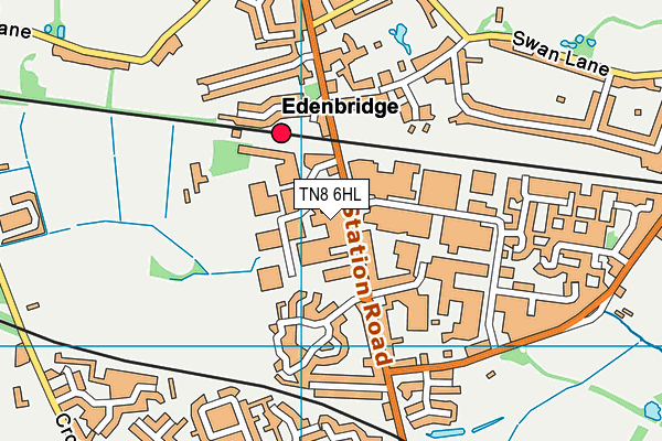 TN8 6HL map - OS VectorMap District (Ordnance Survey) TN8 6HL map - OS VectorMap District (Ordnance Survey)