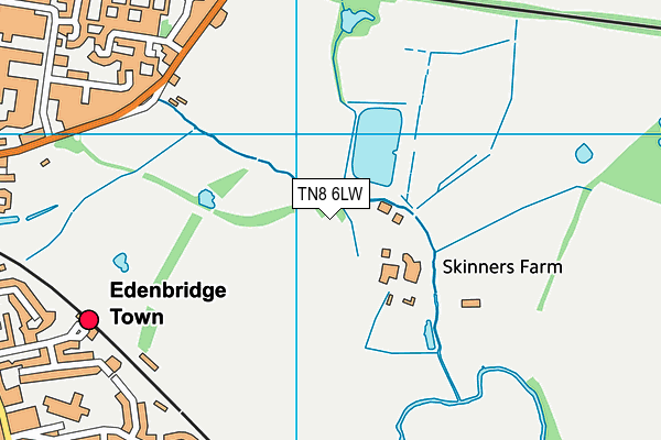 TN8 6LW map - OS VectorMap District (Ordnance Survey) TN8 6LW map - OS VectorMap District (Ordnance Survey)