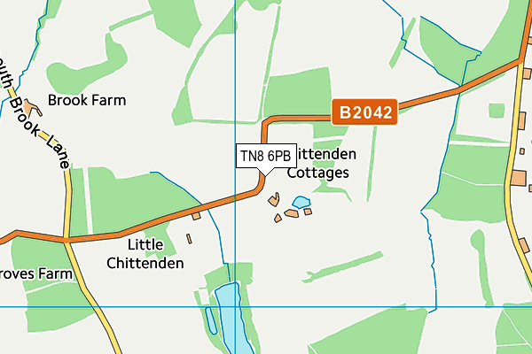 TN8 6PB map - OS VectorMap District (Ordnance Survey) TN8 6PB map - OS VectorMap District (Ordnance Survey)