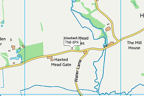 TN8 6PX map - OS VectorMap District (Ordnance Survey) TN8 6PX map - OS VectorMap District (Ordnance Survey)