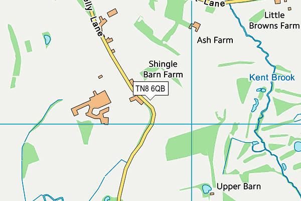 TN8 6QB map - OS VectorMap District (Ordnance Survey) TN8 6QB map - OS VectorMap District (Ordnance Survey)