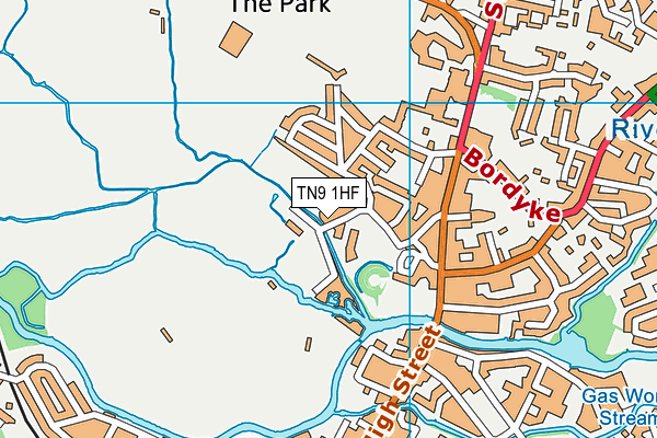 TN9 1HF map - OS VectorMap District (Ordnance Survey) TN9 1HF map - OS VectorMap District (Ordnance Survey)