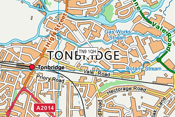 TN9 1QH map - OS VectorMap District (Ordnance Survey) TN9 1QH map - OS VectorMap District (Ordnance Survey)