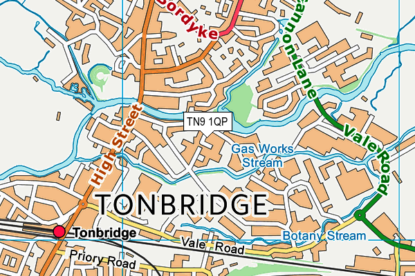 TN9 1QP map - OS VectorMap District (Ordnance Survey) TN9 1QP map - OS VectorMap District (Ordnance Survey)