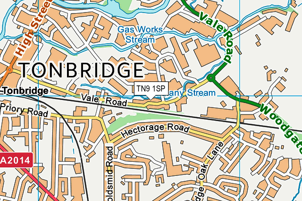 TN9 1SP map - OS VectorMap District (Ordnance Survey) TN9 1SP map - OS VectorMap District (Ordnance Survey)