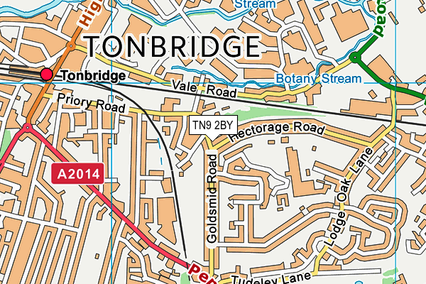 TN9 2BY map - OS VectorMap District (Ordnance Survey) TN9 2BY map - OS VectorMap District (Ordnance Survey)