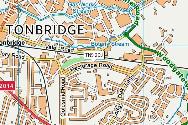 TN9 2DJ map - OS VectorMap District (Ordnance Survey) TN9 2DJ map - OS VectorMap District (Ordnance Survey)