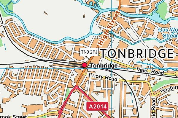 TN9 2FJ map - OS VectorMap District (Ordnance Survey) TN9 2FJ map - OS VectorMap District (Ordnance Survey)