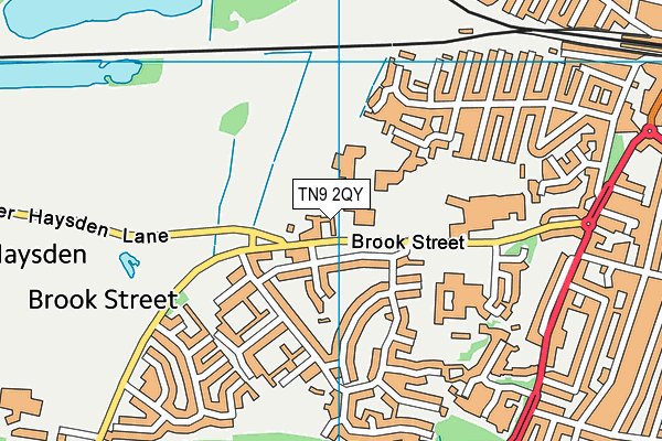 TN9 2QY map - OS VectorMap District (Ordnance Survey) TN9 2QY map - OS VectorMap District (Ordnance Survey)