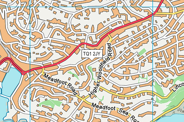 TQ1 2JY map - OS VectorMap District (Ordnance Survey) TQ1 2JY map - OS VectorMap District (Ordnance Survey)