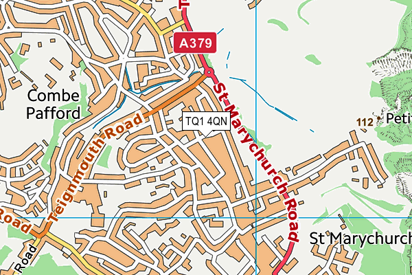 TQ1 4QN map - OS VectorMap District (Ordnance Survey)