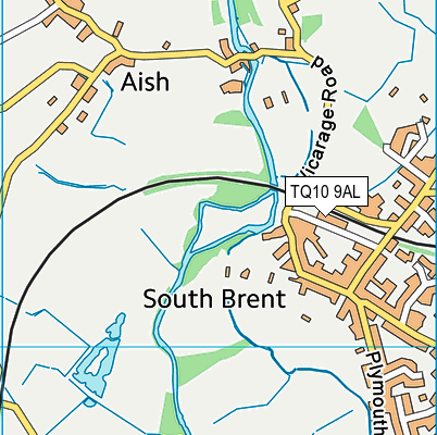 TQ10 9AL map - OS VectorMap District (Ordnance Survey) TQ10 9AL map - OS VectorMap District (Ordnance Survey)