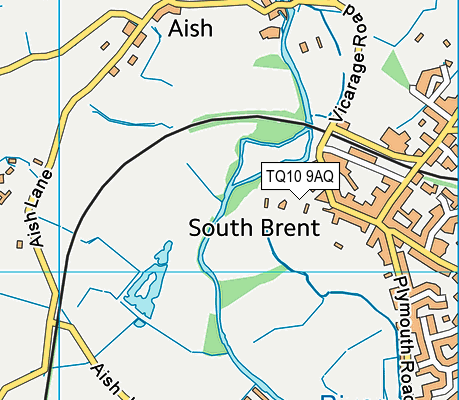TQ10 9AQ map - OS VectorMap District (Ordnance Survey)