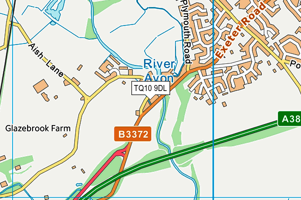 TQ10 9DL map - OS VectorMap District (Ordnance Survey) TQ10 9DL map - OS VectorMap District (Ordnance Survey)