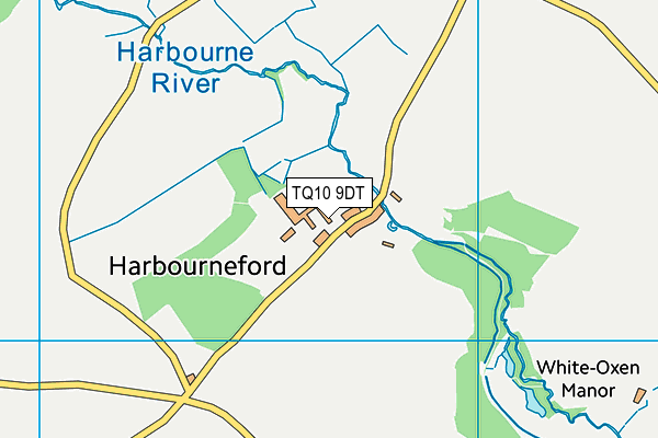 TQ10 9DT map - OS VectorMap District (Ordnance Survey)