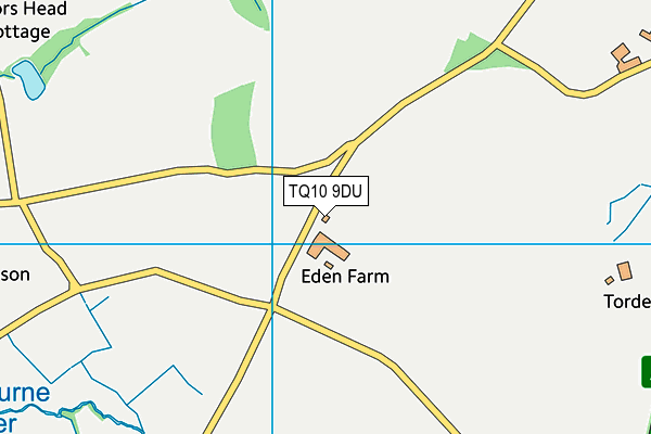 TQ10 9DU map - OS VectorMap District (Ordnance Survey) TQ10 9DU map - OS VectorMap District (Ordnance Survey)