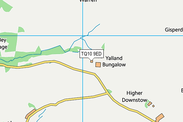 TQ10 9ED map - OS VectorMap District (Ordnance Survey) TQ10 9ED map - OS VectorMap District (Ordnance Survey)