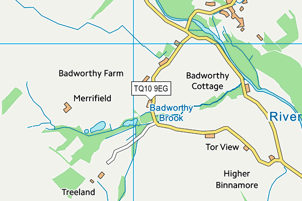 TQ10 9EG map - OS VectorMap District (Ordnance Survey)