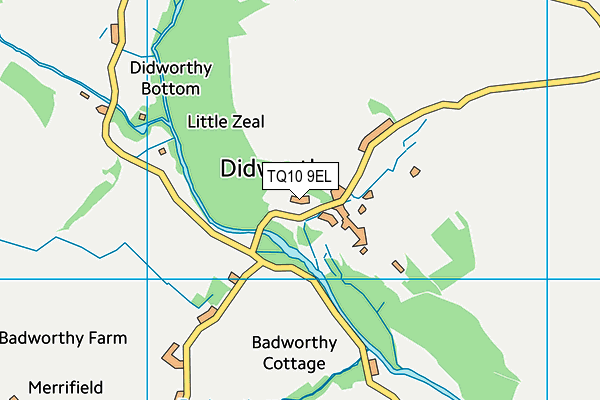 TQ10 9EL map - OS VectorMap District (Ordnance Survey) TQ10 9EL map - OS VectorMap District (Ordnance Survey)