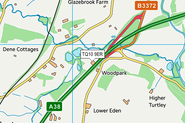 TQ10 9ER map - OS VectorMap District (Ordnance Survey)