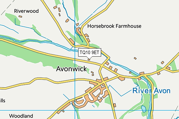 TQ10 9ET map - OS VectorMap District (Ordnance Survey) TQ10 9ET map - OS VectorMap District (Ordnance Survey)