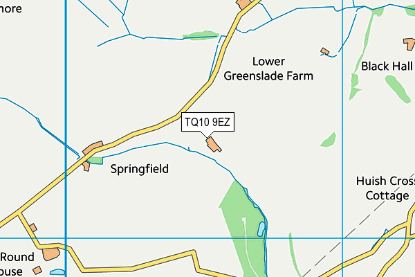 TQ10 9EZ map - OS VectorMap District (Ordnance Survey) TQ10 9EZ map - OS VectorMap District (Ordnance Survey)
