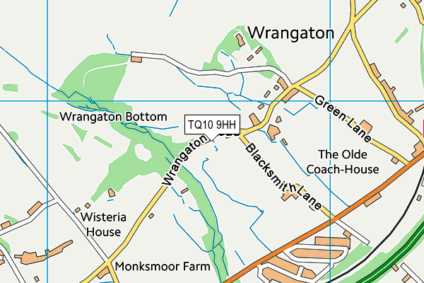 TQ10 9HH map - OS VectorMap District (Ordnance Survey) TQ10 9HH map - OS VectorMap District (Ordnance Survey)