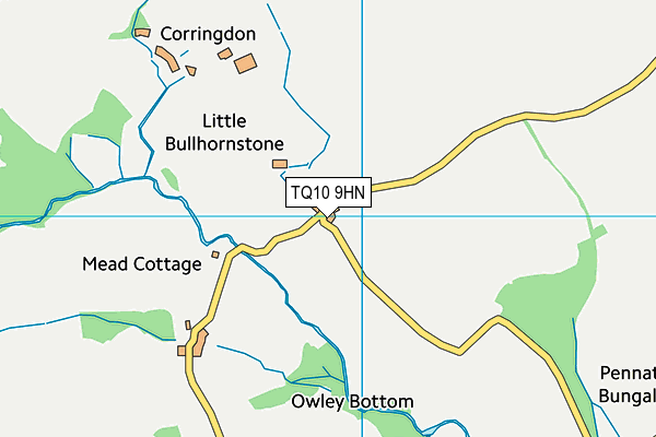 TQ10 9HN map - OS VectorMap District (Ordnance Survey) TQ10 9HN map - OS VectorMap District (Ordnance Survey)