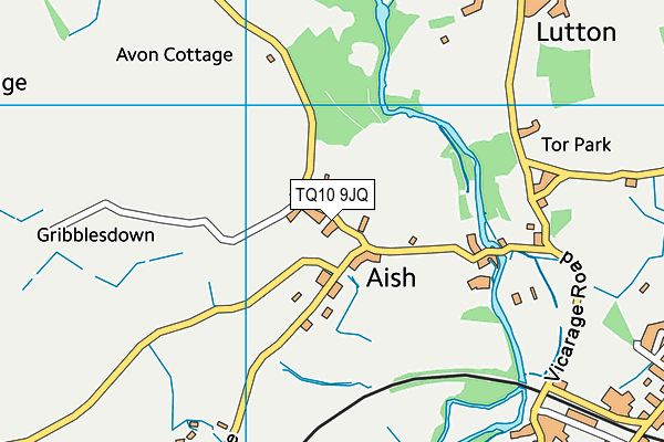TQ10 9JQ map - OS VectorMap District (Ordnance Survey)