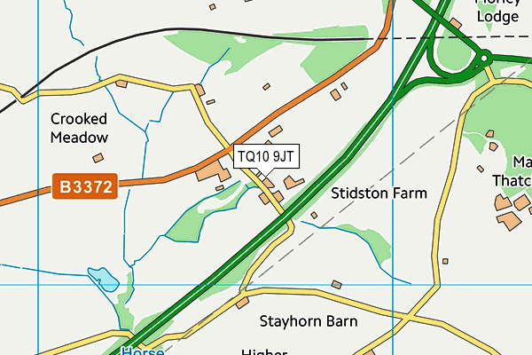 TQ10 9JT map - OS VectorMap District (Ordnance Survey) TQ10 9JT map - OS VectorMap District (Ordnance Survey)