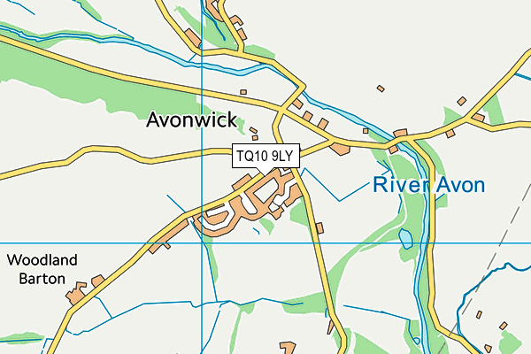 TQ10 9LY map - OS VectorMap District (Ordnance Survey) TQ10 9LY map - OS VectorMap District (Ordnance Survey)