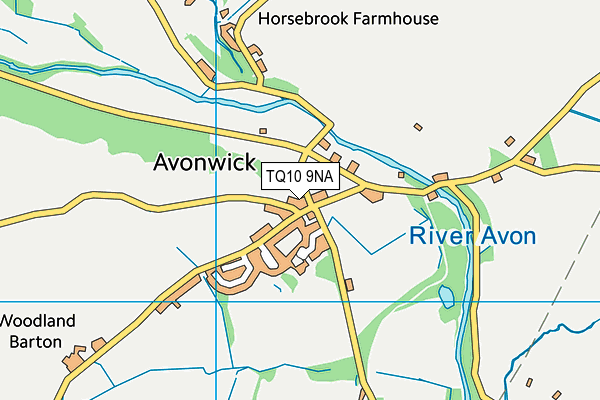 TQ10 9NA map - OS VectorMap District (Ordnance Survey) TQ10 9NA map - OS VectorMap District (Ordnance Survey)