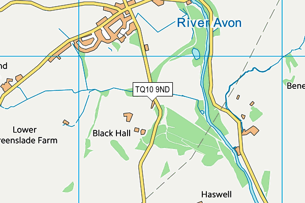 TQ10 9ND map - OS VectorMap District (Ordnance Survey) TQ10 9ND map - OS VectorMap District (Ordnance Survey)