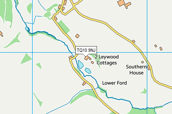 TQ10 9NJ map - OS VectorMap District (Ordnance Survey) TQ10 9NJ map - OS VectorMap District (Ordnance Survey)