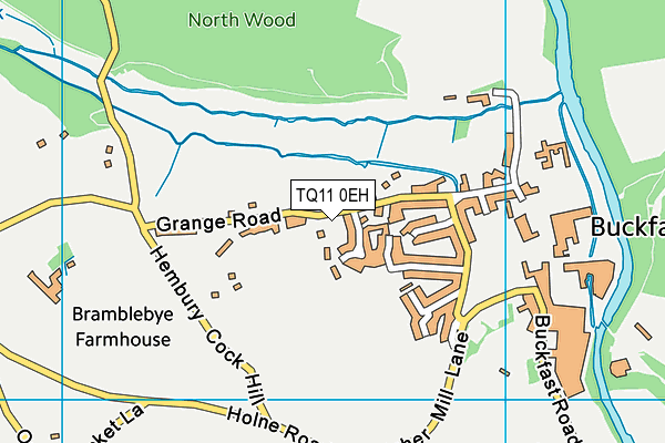 TQ11 0EH map - OS VectorMap District (Ordnance Survey) TQ11 0EH map - OS VectorMap District (Ordnance Survey)
