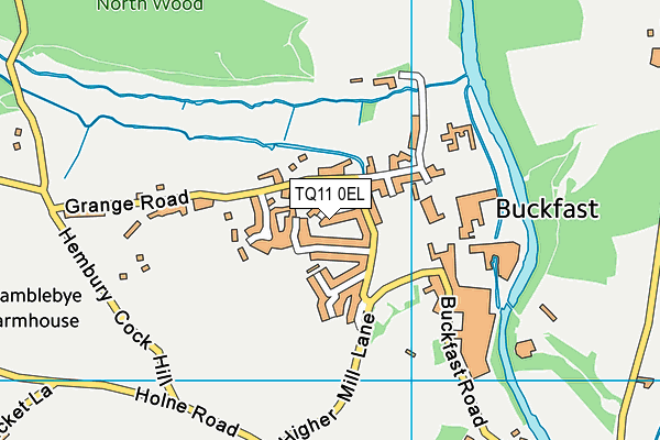 TQ11 0EL map - OS VectorMap District (Ordnance Survey) TQ11 0EL map - OS VectorMap District (Ordnance Survey)