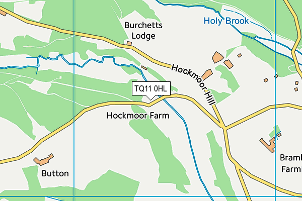 TQ11 0HL map - OS VectorMap District (Ordnance Survey)