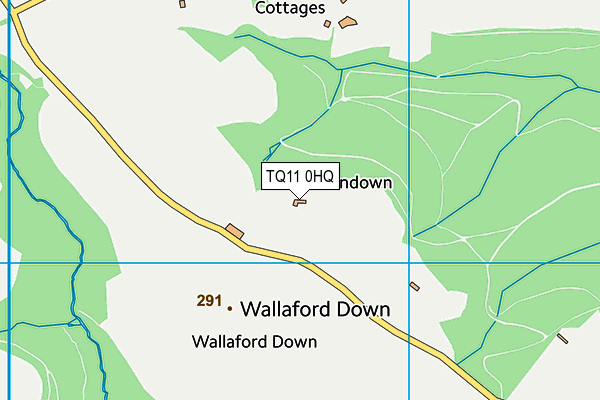 TQ11 0HQ map - OS VectorMap District (Ordnance Survey) TQ11 0HQ map - OS VectorMap District (Ordnance Survey)