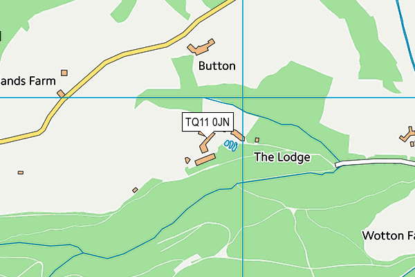 TQ11 0JN map - OS VectorMap District (Ordnance Survey) TQ11 0JN map - OS VectorMap District (Ordnance Survey)